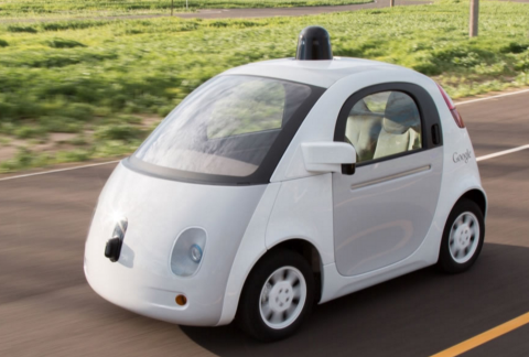 Google, zelfrijdende auto, selfdriving car