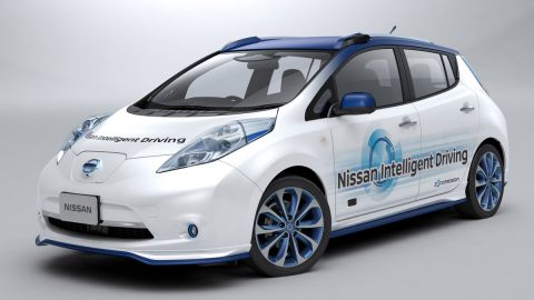 Nissan, intelligent driving, autonome auto, autonoom, Nissan Leaf, elektrische auto