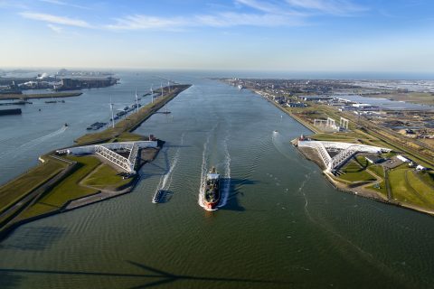 Maeslantkering. Foto Siebe Swart/Port of Rotterdam