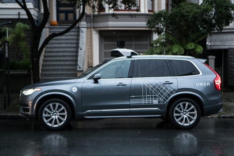 Uber zelfrijdende Volvo