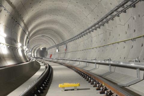 De tunnel van de Noord/Zuidlijn