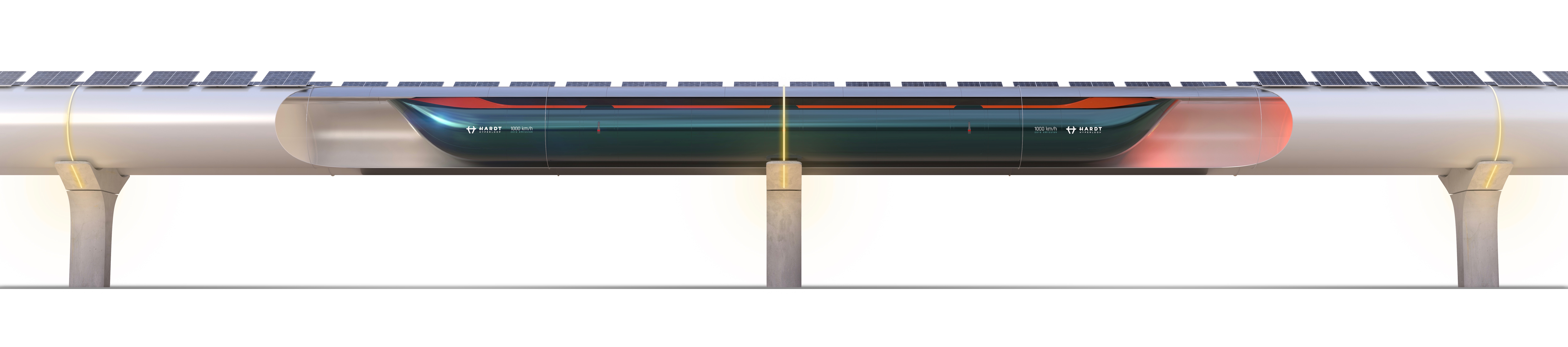 Hyperloop, bron: Hardt Hyperloop